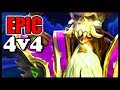 Grubby | "EPIC 4v4" | Warcraft 3 | 1.31 | Deadlock