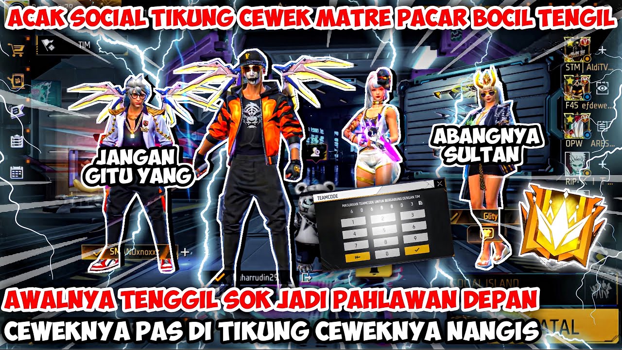 ACAK ACAK TC TIKUNG PACAR BOCIL GM CEWEK MATRE AWALNYA PAKE S2 POLOSAN SAMPE NGAJAK ADU EMOTE 40JT😂