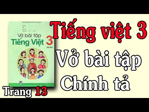 Vật Đựng Nước Để Rửa Mặt Rửa Tay Rửa Rau - vở bài tập Tiếng Việt 3 tập 1 tuần 3 CHÍNH TẢ trang 13