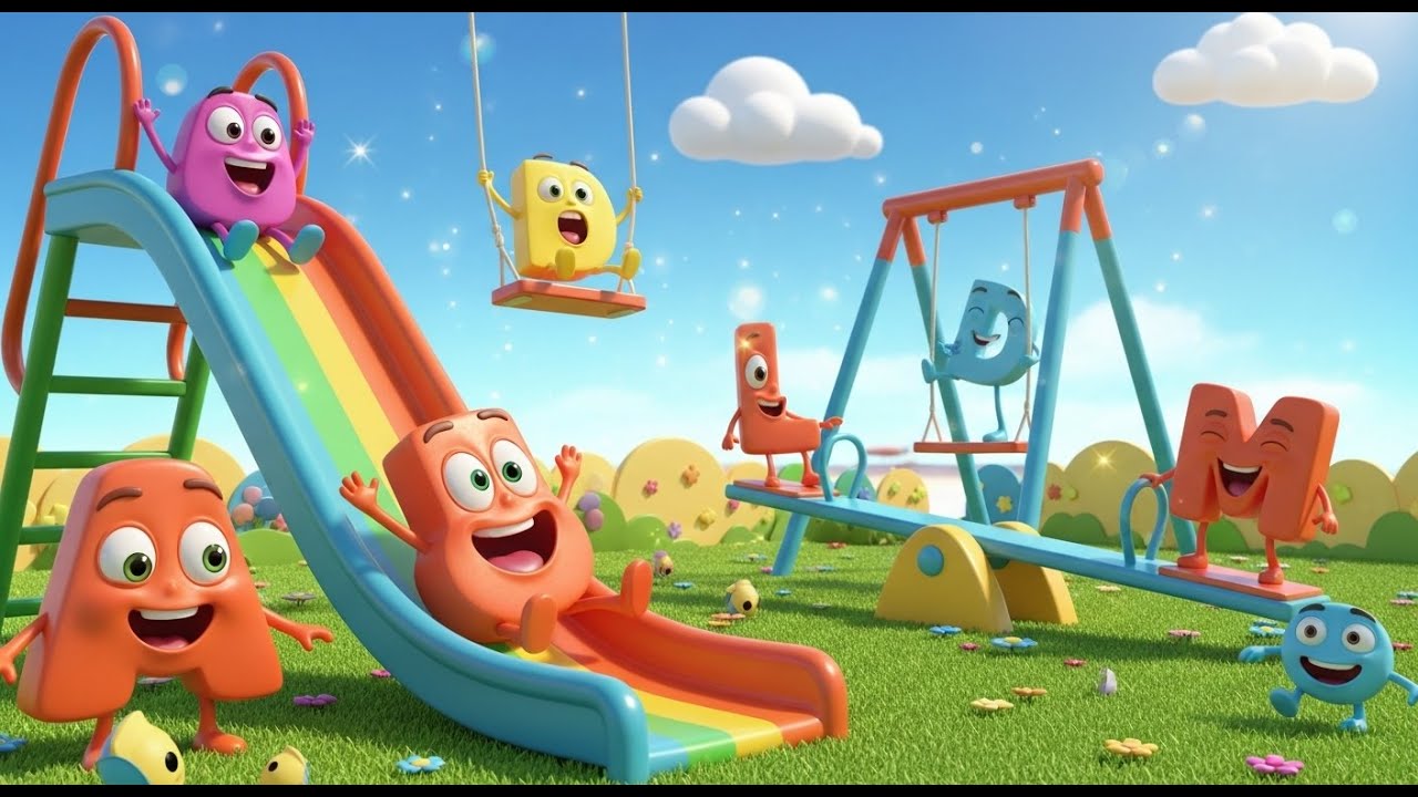 ABCs on the Sunny Playground 🛝☀️ | ABC Song for Kids | Alphabet Learning Fun
