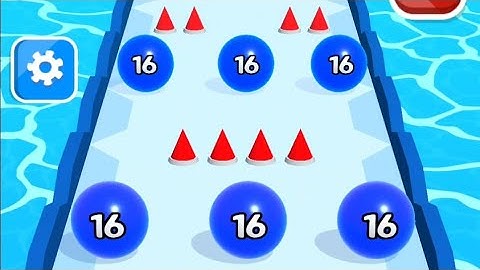 RUNNING BALL 2048- All Levels Gameplay WALKTHROUGH Android, iOS (Level 37)