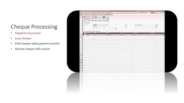 Sage 50 - Cheque processing and post dated cheque