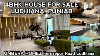 4BHK House For sale in Ludhiana | Super 4 BHK | UMBERA HOMEZ Ferozepur Road Ludhiana, Punjab