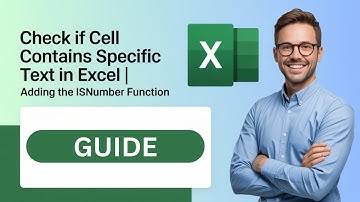 How to Check If Cell Contains Specific Text in Excel