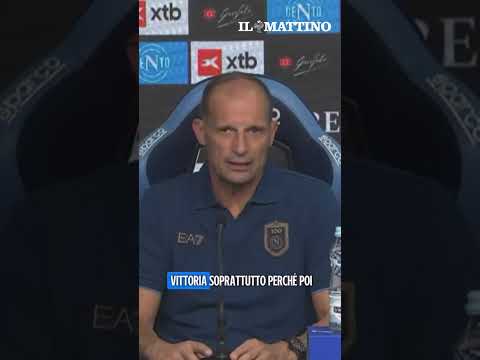 Video Napoli-Frosinone, Allegri: «McTominay domani convocato, potrebbe avere 30 minuti disponibili»