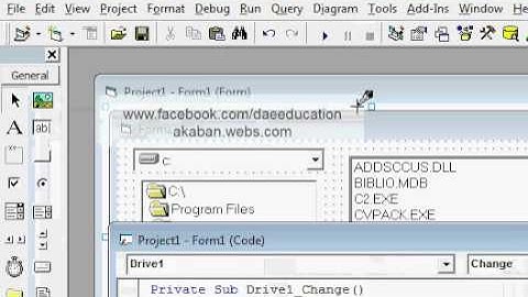Drive, Dir and File listboxcontrols in VB6