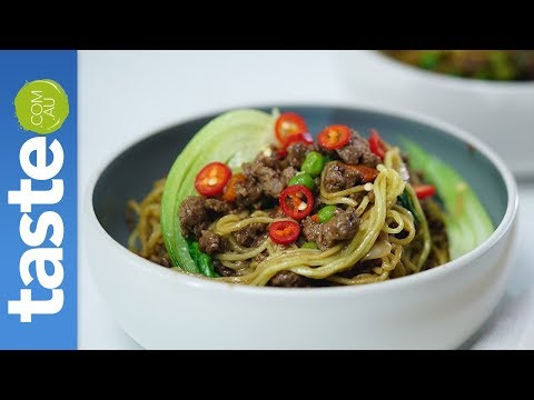 Beef Chow Mein UK takeaway style. 