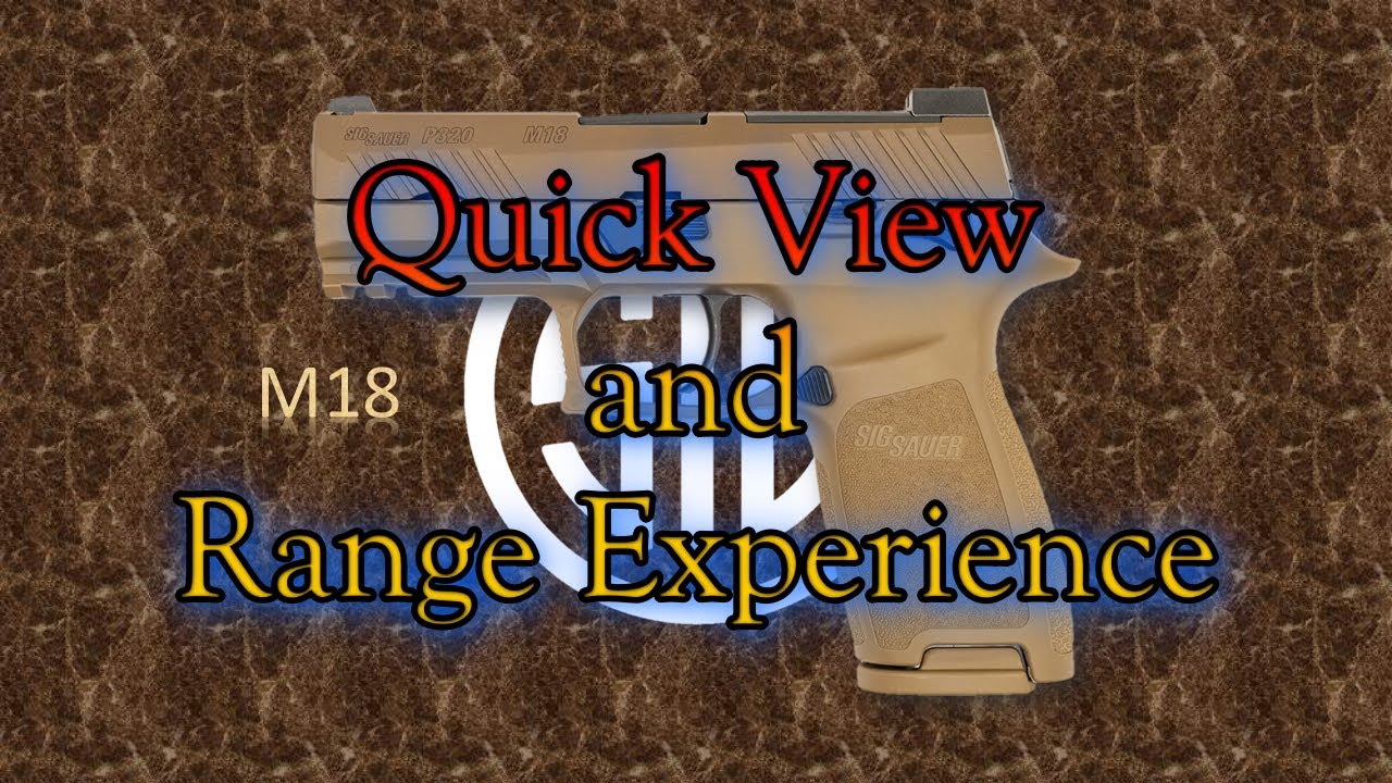 Краткий обзор и опыт стрельбы из Sig Sauer M18!