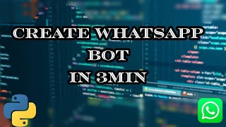 Create WhatsApp bot in python(Twillo) #python #easy #likes #coder