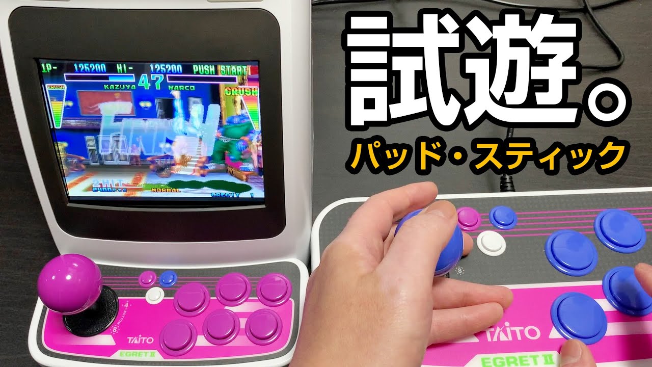 イーグレットツーミニ 本体＋専用アーケードスティック＋コントロールパッド