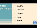 proc datasets||advance sas||procedures in sas||datasets