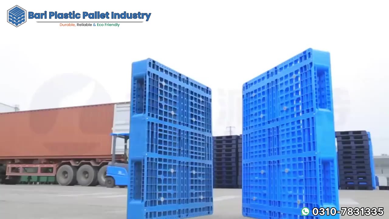 Plastic Pallet  Rackable  Top Perforated for Warehouse & Industrial Use | Lahore Pakistan