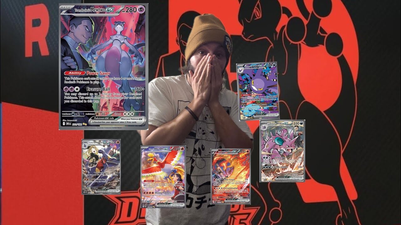 INSANE Destined Rivals ETB Opening! Pulling Mewtwo ex & Team Rocket Bangers?!