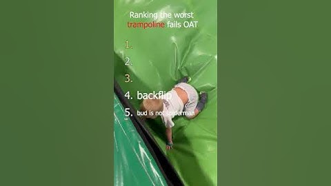 ranking the worst trampoline fails OAT #shorts #ranking #trending #funny #fails #trampoline