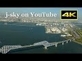 [4K] Tokyo Disney Resort, Tokyo Gate Bridge, etc. Tokyo Haneda Airport Landing / 東京ディズニーリゾート 羽田空港着陸