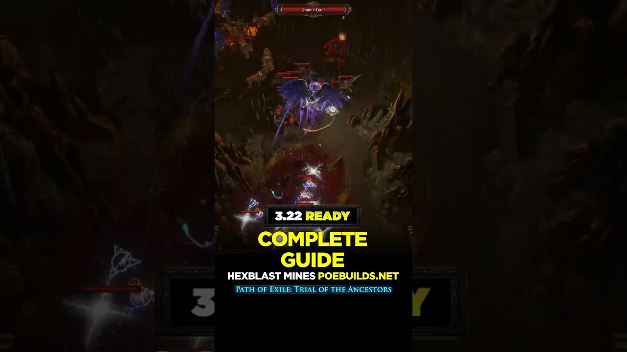 [POE 3.22] HEXBLAST MINES COMPLETE GUIDE - Poe Builds #shorts #pathofexile #poebuilds #poe
