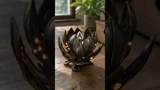 Wait For The Bloom 🌸🔥 #art #asmr #kineticart #viral #craftsmanship #satisfying #flower #mechanical