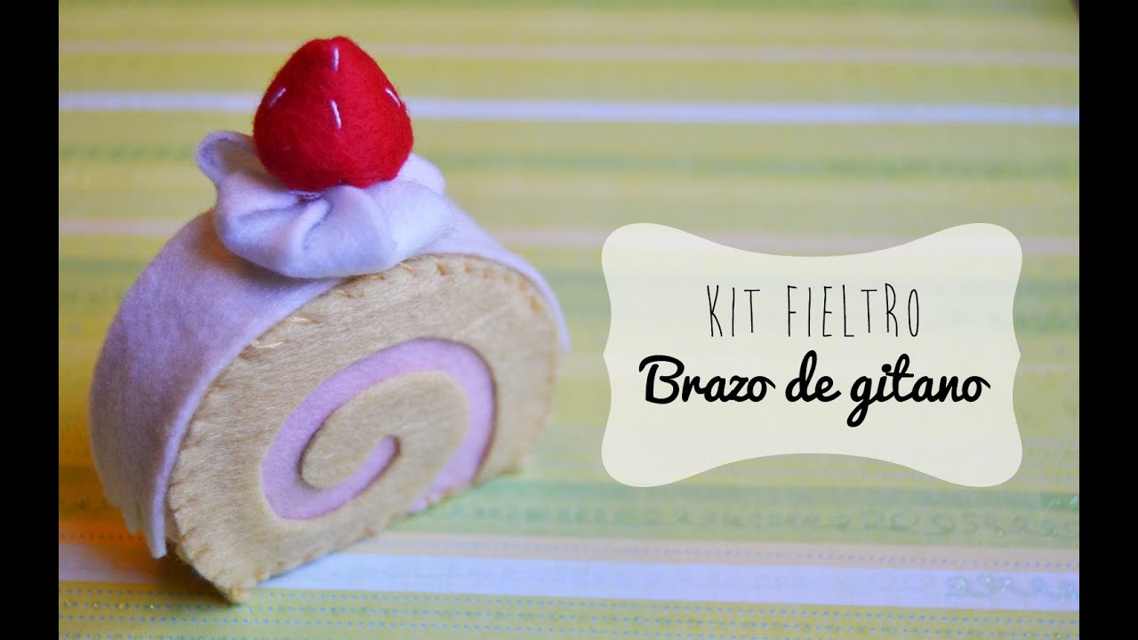 Kit de Fieltro: Roll Cake ~