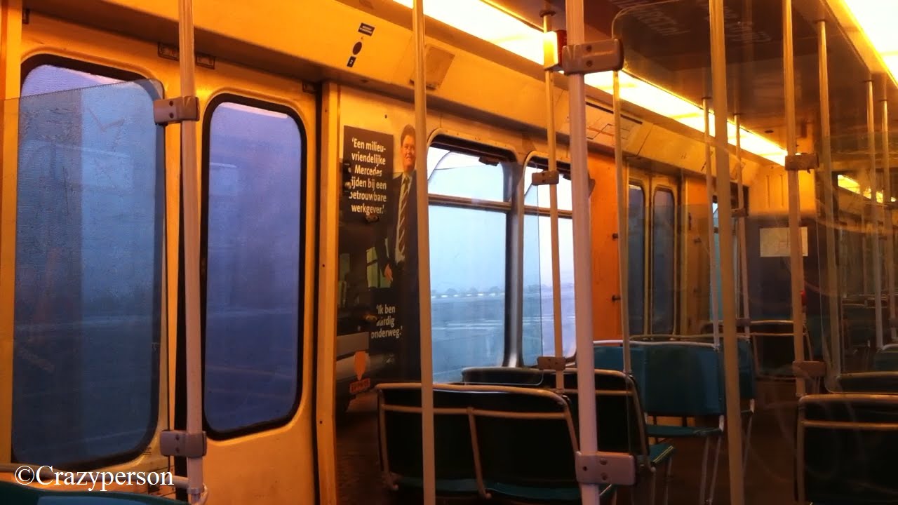 RET Metro type T ritje in stel 5214, Schiedam Centrum - Marconiplein +Vertrek richting Nesselande