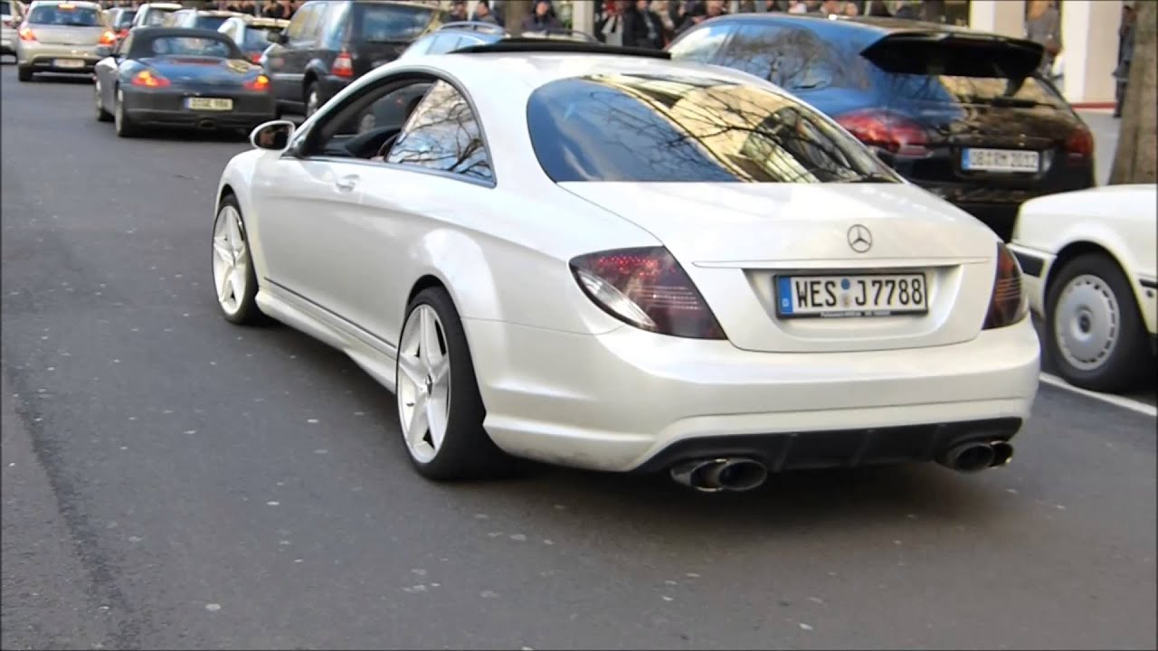 Mercedes Cl500 Sound In Dusseldorf Youtube