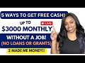 5 websites to get free cash without getting a job i made money on 2