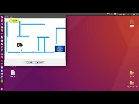 Java based maze game developed by a 7-years-old boy