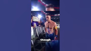 Cena almost broke character... #wwe #johncena