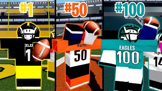 SCORING A TOUCHDOWN WITH EVERY JERSEY NUMBER!!! (FOOTBALL FUSION 2)