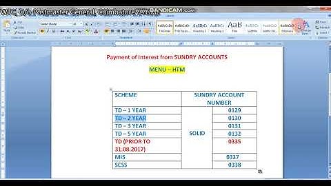 41. PAYMENT OF INTEREST FROM SUNDRY (HTM) TAMIL