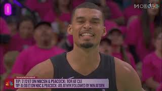 2026 NBA Playoffs on NBC Outro（Game 1 POR@SAS）