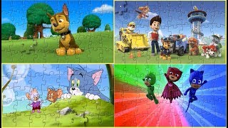Paw Patrol Tom And Jerry Pj Masks Puzzle Games For Kids