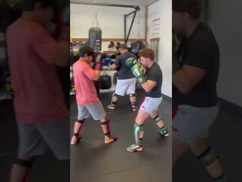 Thaiboxing class on Saturdays is a good mix of techniques. ￼#kickboxing #mma #mmatraining  #training