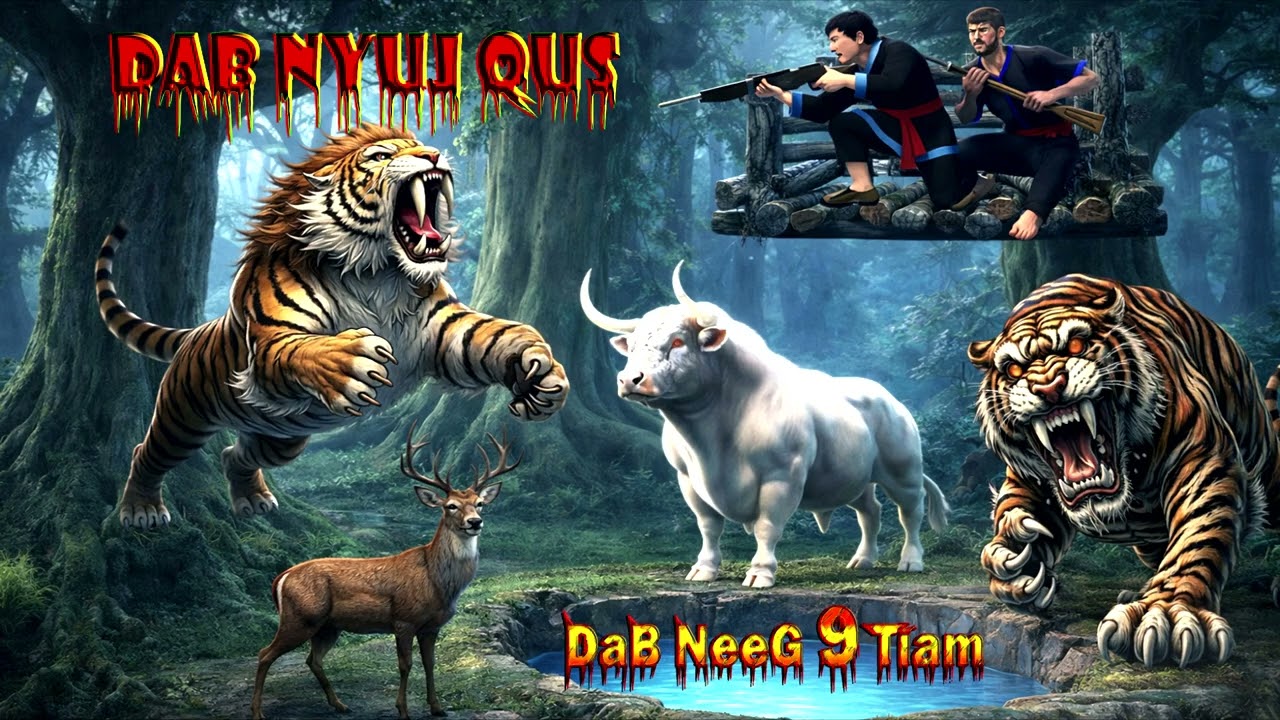 Zov poov nyuj qus dawb txaus ntshai heev