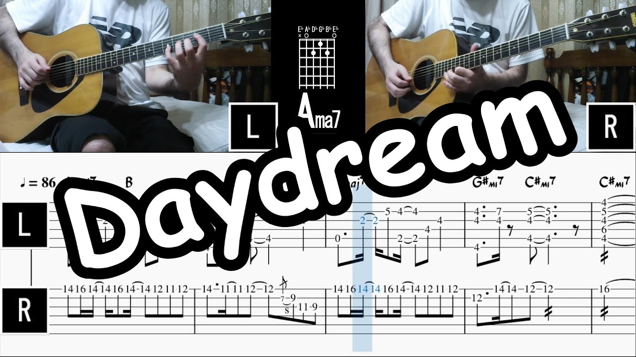 Dreamcatcher - Daydream (백일몽) - Acoustic Guitar Cover Tutorial (드림캐쳐)