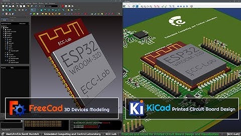 KiCAD and FreeCAD For PCB Design (TIMELAPSEx4)