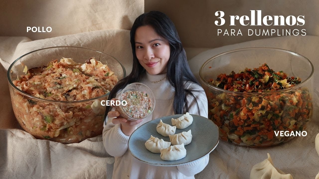 3 ideas de rellenos para dumplings o gyozas | SoYui