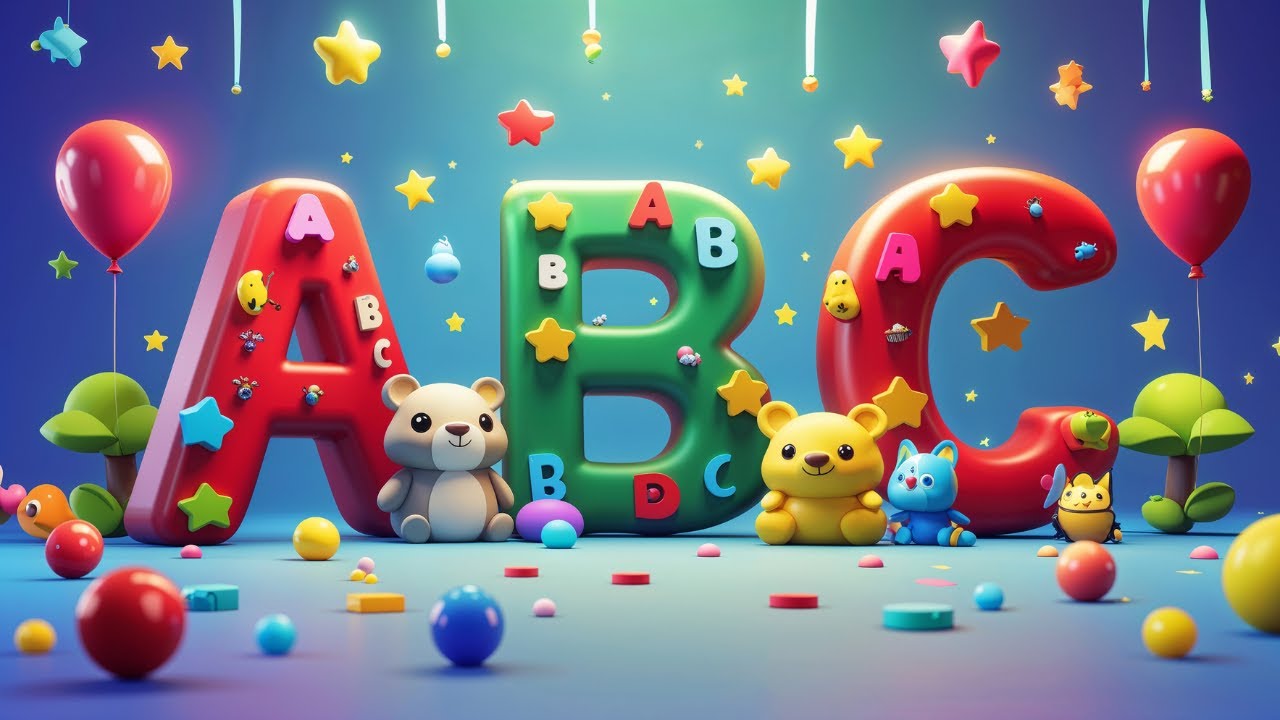 ABC Alphabet for Kids | Learn Letters with Fun Animals & Objects - YouTube