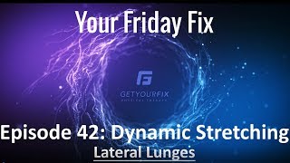Dynamic Stretching Warm Up Lateral Lunges