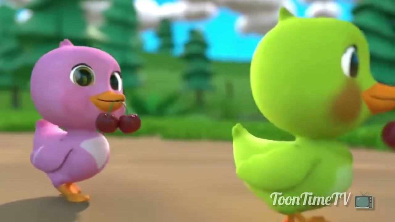 👉 Duck and Ducklings 🦆 | Learn Colors & Counting 1 to 5 | Kids Learning Video