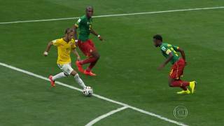 Neymar vs Cameroon World Cup 2014 | Portuguese Commentary