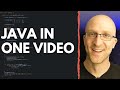 Learn java in one  15minute crash course