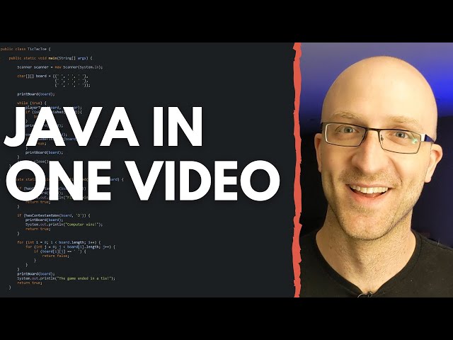 Learn Java in One Video - 15-minute Crash Course class=