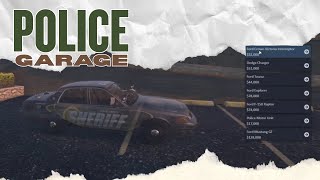 [QBCore] | Qbcore Police Garage Script – Police Vehicle Spawning | FiveM Script