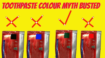 Toothpaste Colour Code Myth Busted!