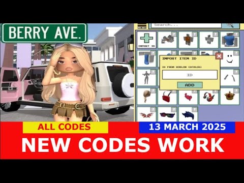 *NEW CODES* Berry Avenue ROBLOX | ALL CODES | MARCH 13, 2025 - YouTube