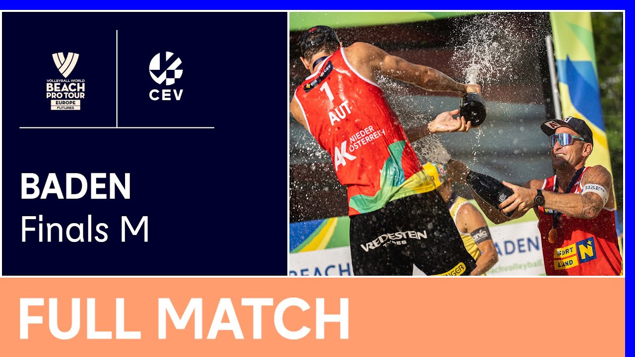 Full Match 2022 Volleyball World Beach Pro Tour Futures Baden Finals M