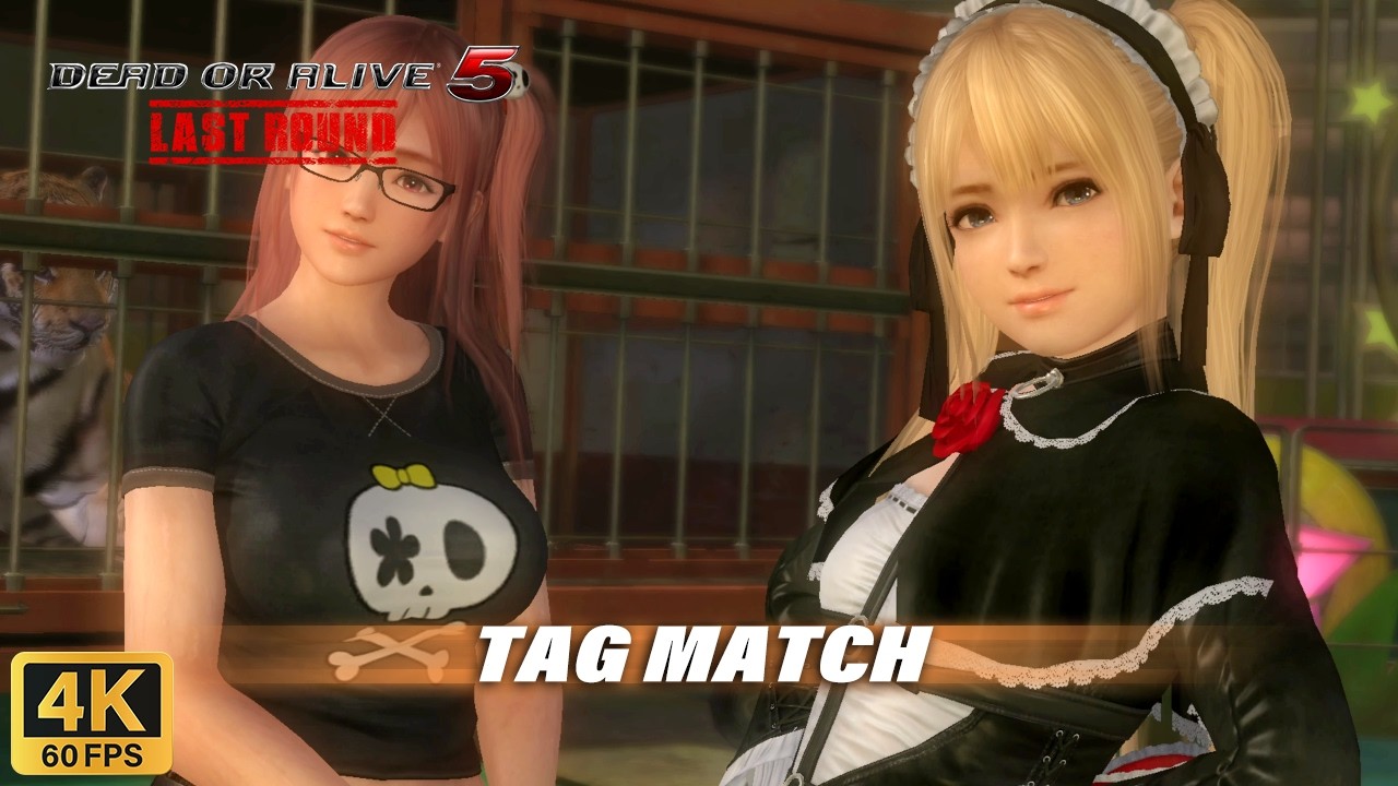 [데드오어얼라이브5LR][DOA5LR] 마리 로즈 & 호노카 태그 매치 (Tag Match (MARIE ROSE & HONOKA)) I 4K 60FPS