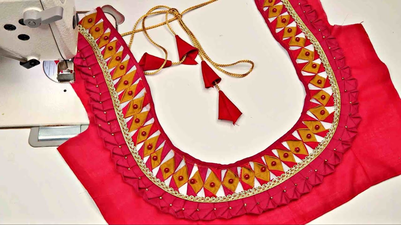 Blouse Cutting & Stitching Step By Step Tutorial Latest Blouse Design for Wedding Girls
