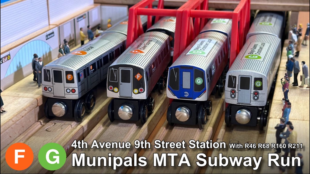 Munipals MTA 4th Avenue 9th Street Subway Run With R211 R160 R68