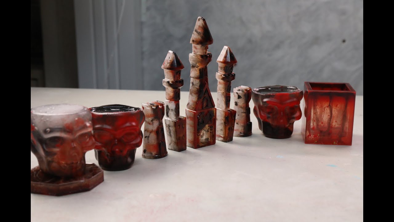 Spooky Halloween Resin Decor